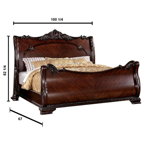 Bloomsbury Market Solid Wood Sleigh Bed Wayfair